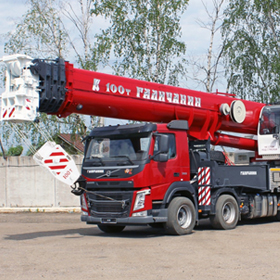 Аренда автокрана 100 тонн