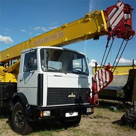 Аренда автокрана 14 тонн